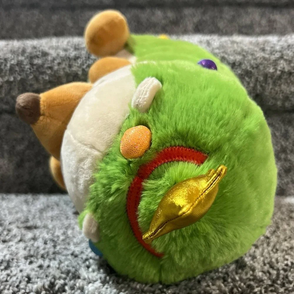 Play Right Green Holiday Hedgehog Stuffed Plush Christmas Tree Ornaments 10